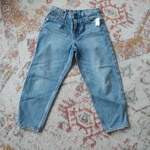 Gap High Rise Barrel Jeans